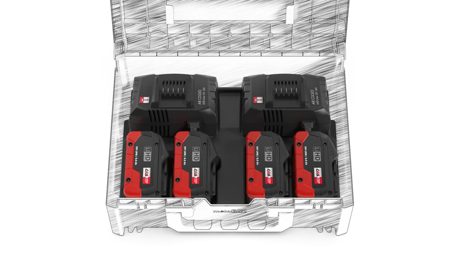 Open UN-certified metaBOX battery case